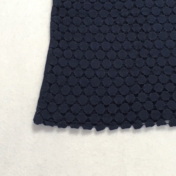 J. Crew - Tiered Dot Front Tank in Classic Navy - Picture 3 of 4